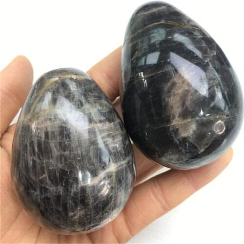 1PC Natural Crystal Egg Magic Multi-inclusions Polished Healing Stone Rose Quartz Egg Gift Decor