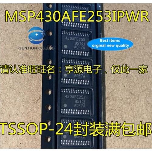 10PCS MSP430AFE253 430AFE253 MSP430AFE253IPWR 16-bit microprocessor in stock 100% new and original