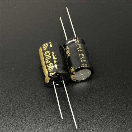 20Pcs 470uF 50V NICHICON KW Series 12.5x20mm 50V470uF HiFi Audio Capacitor