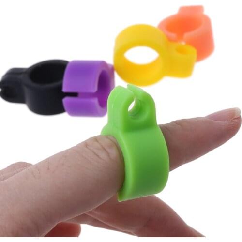 5pcs Silicone Cigarette Holder Ring for Smoker Hands Free For Console PC Gamers