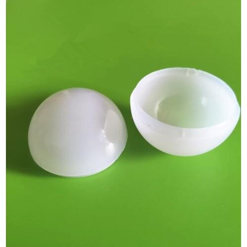 56mm 7w led bulb semicircle milky white lampshade