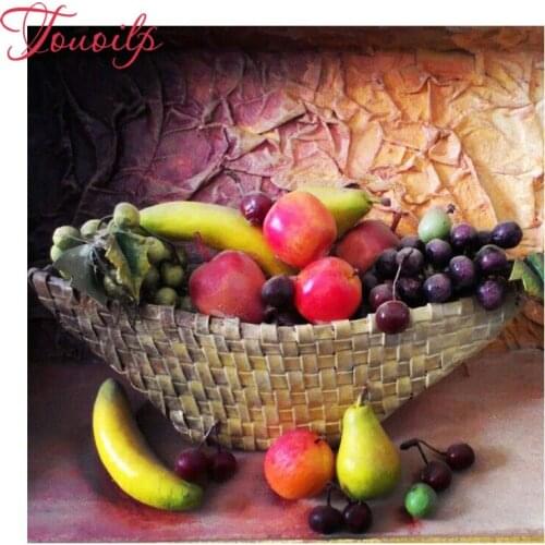 5D diy diamond embroidery full square round 5d fruit pear grape diamond painting Cross Stitch Rhinestone mosaic home decoration