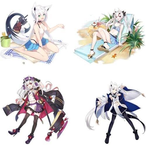 Three Ratels CYX15 Blue Route naval games Ship girl anime wallpaper game pvc sticker for gabinete gamer