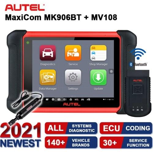 Autel MaxiCom MK906BT 31+ Services All System Scan Tool Car Diagnostic Tools With ECU Coding PK MaxiSys MS906 MS908