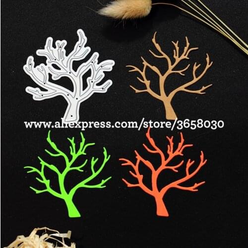 Tree Metal Die cutting Dies For DIY Scrapbooking Photo Album Decorative Embossing Folder Stencil 80723124