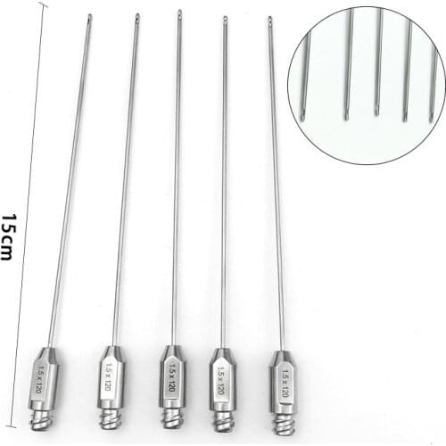 Double Hole Inject Cannula Beauty Plastic Surgery 2 hole Micro Cannula Liposuction Cannulas