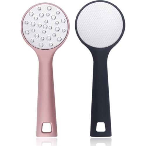 Stainless Steel Grinding Foot Care Double Sided Exfoliating Brush Beauty Feet Pedicure Calluses Removing Foot File Tools 2020
