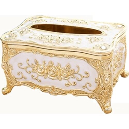 BMBY-Luxury European Plastic Tissue Box Ktv Handkerchief Toilet Paper Holder