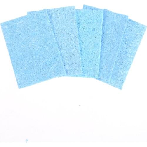 5pcs/lot 4cmx6cm Welding Cleaning Sponge Pads Soldering Iron Solder Tip Hand Tool