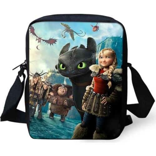 HALYUNASC Womens Messenger Bags Cartoon Train-Dragon-Anime Pattern Crossbody Bags Small Kids Purse Coin Bags Mini Flaps Bag