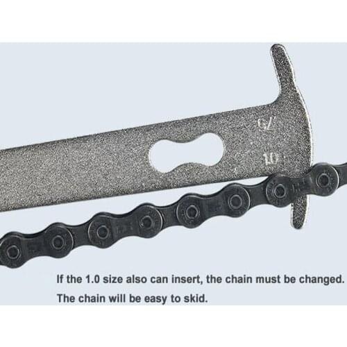 Chain Wear Indicator Bicycle Chain Check Measurer Mountain Bike Chain Tool Bicycle Repair Tools