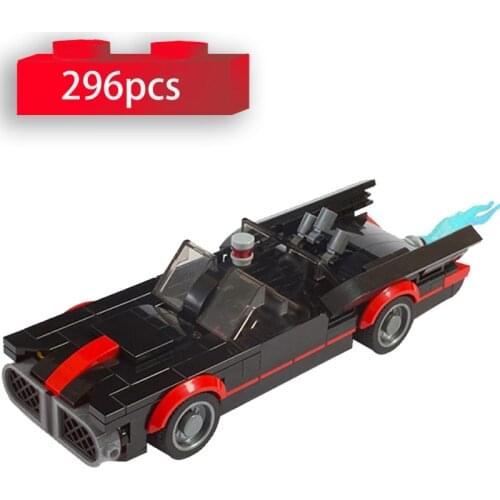 MOC High-tech Batmobile Car Model Building Blocks Movie Figures High-Tech Bricks Set Collections Toys for Children Gifts 24651