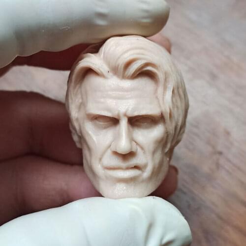 Hot Sales 1/6th Male Duff Ronger Head Sculpture Unpainted White Color For 12inch DIY Figures