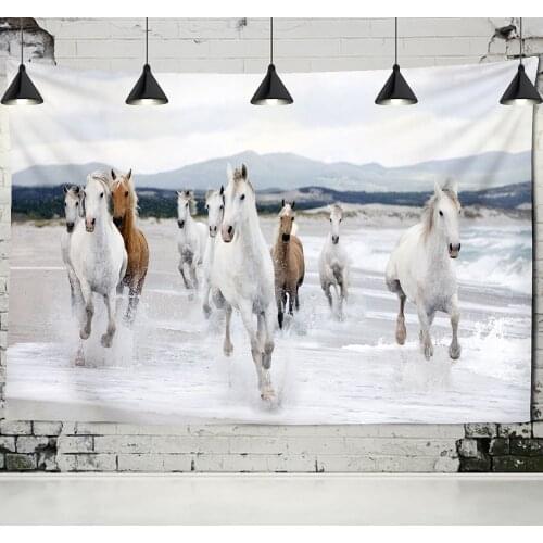Pentium Horse Print Wall Hanging 3D Digital Printing Tapestry Home Decor Wall Rug Carpets Hanging Blanket Bohemian Decoration