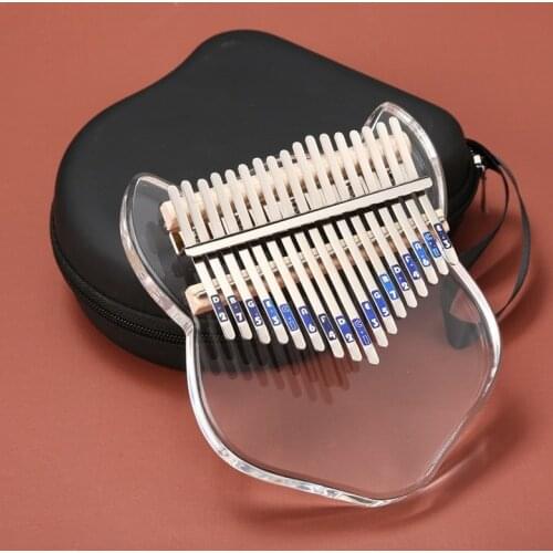Thumb Piano Kalimba Acrylic Key Fingers Portable Keyboard Kalimba 17 Key High Quality Piano De Pulgar Musical Instruments DE50MZ