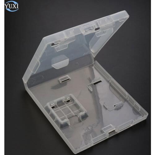 YuXi Clear Plastic Hard Case Video Game Cartridge Card For NDS NDSL NDSi For 3DS Game Cards