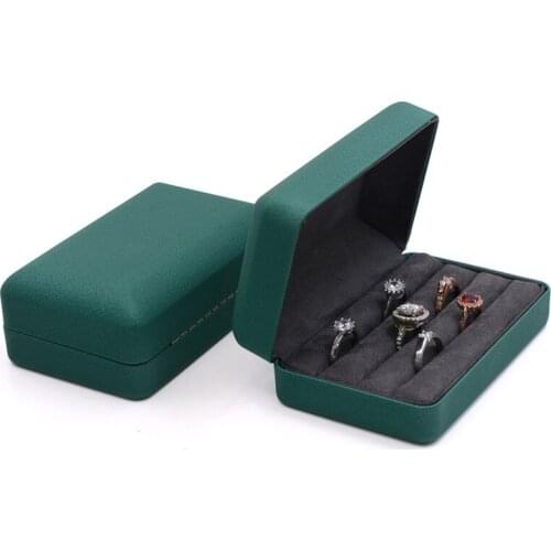 Luxury Designer Pu leather Jewelry Set Ring Bracelet Box Organizer Bulk Travel Storage Bag Birthday Gift Decor for Girls Women