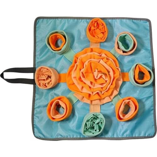 Puppy Pet Training Blanket Relieve Stress Anti-Choking Pet Dog Feeding Mat Pet Nosework Sniffing Mat Puzzle Toy Pet Nose Pad