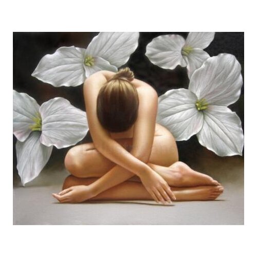 Modern Original Portrait Figure handpaint Art Oil Painting On Canvas JAR-12