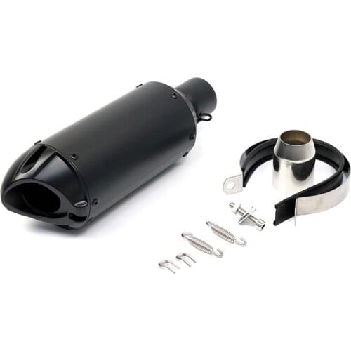 1 Set 51mm Motorcycle Universal Exhaust SC Pipe Muffler Escape Stainless Steel Modified Exhaust Pipe for Moto Dirt Bike Scooter