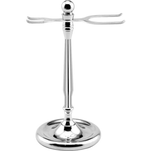 Home Use Weighted Base Tool Stand Stable Shaving Brush Holder Razor Storage Alloy Gift Lightweight Easy Clean Bathroom Organizer