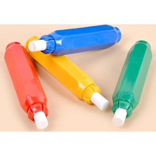 1pcs Porta Tiza Chalk Clip Non Dust Clean Teaching On Chalkboard wall sticker magnetic Dustless Chalk Holders Holder Pen