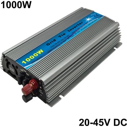 1000W 30V/36V Grid Tie Inverter MPPT function Pure Sine wave 110V OR 230V output 60 72 CELLS panel input on grid tie inverter