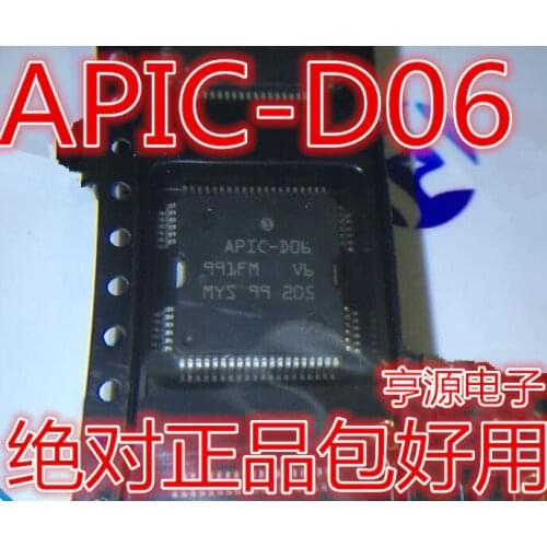2pcs to 10pcs APIC-D06 APIC D06 QFP64 Injector Control Driver Module Chip IC for Renault Koleos Automotive Engine Computer