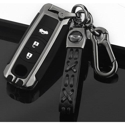 3 Buttons Zinc Alloy Car Key Fob Case Cover For Mazda CX4 CX5 CX-5 CX-7 CX-9 MX5 2 3 6 Axela Atenza 2010-2018 Auto Accessories