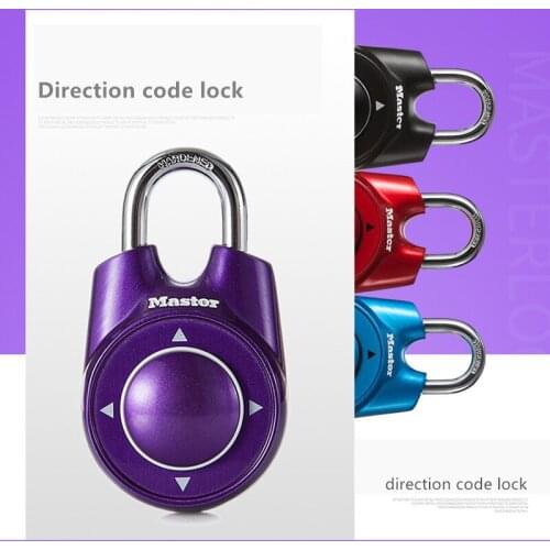 Keyless Lock Combination Directional Password Padlock Portable Luggage Case Anti-Theft Security Locker Door Lock Door-Padlocks