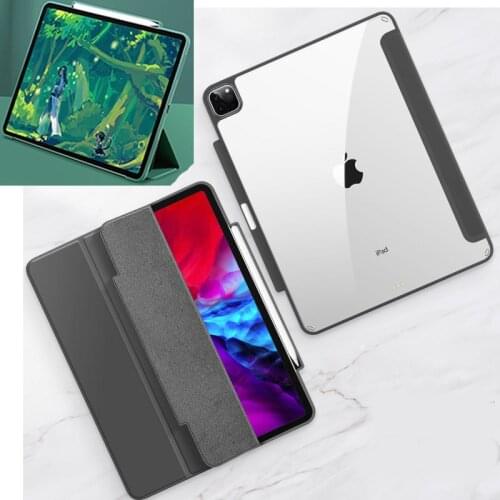 For Apple IPad Pro 12.9" 11" 2020 Case Shockproof Leather Protective cases For IPad Pro 11 12.9 2018 2019 Cover With Pen Holder