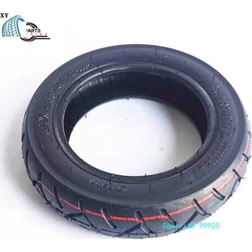 Coolride 10 Inch Scooter Inner and Outer Tires Thickened Rubber Tire 10x2.50 Inflatable Inner Tube Electric Scooter Special Tire
