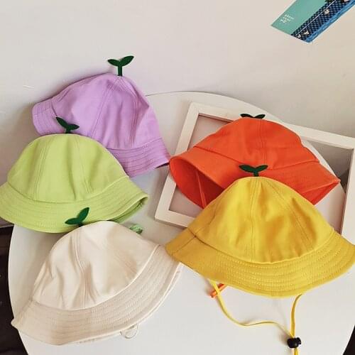 Children Baby Bucket Sun Hat Summer 2021 Outdoor Kids Beach Cap Girls Boys Cute Baby Headwear