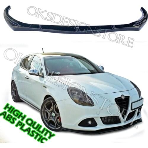 For Alfa Romeo Giulietta Front Bumper Lip Glossy Black Splitter Diffuser Lip Body Kit Spoiler Bumpers For