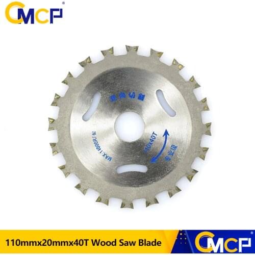 1pc 110mmx20mm 40T Double Side Tipped TCT Circular Saw Blade Multipurpose Woodworking Cutting Disc 4 Inch Wood Saw Blade