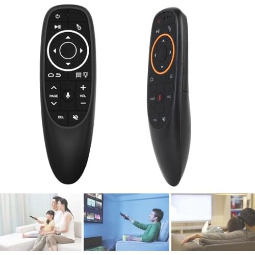 G10 Smart Voice Remote Control 2.4G RF Gyroscope Backlit Wireless Air Mouse G10S