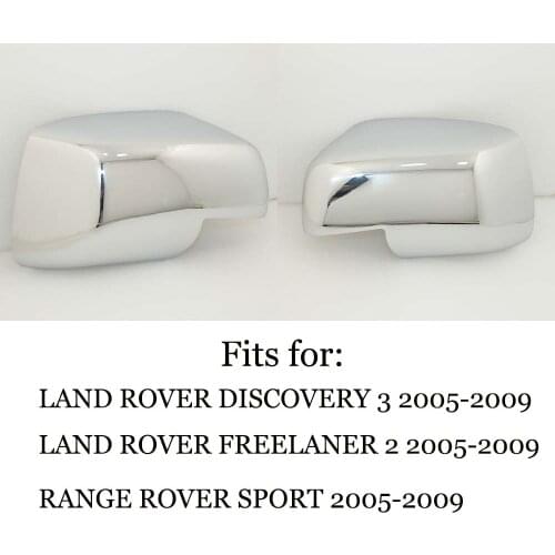 Chrome wing mirror cover for Range Rover Sport Land Rover Discovery 3 Freelander 2 2005-2009