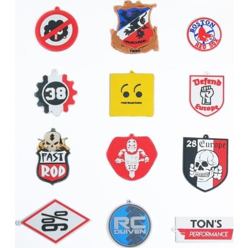 Custom Make PVC Soft Shoe Charms Badge on Your Design Logo Custom Cartoon Key chains Ring Cover Cap 100% Eco Friendly Non-toxic