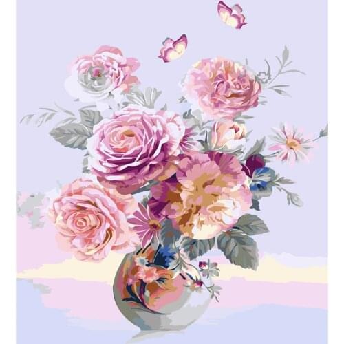 Atrium Great Diy Painting By Numbers Kits Figure Painting Acrylic Coloring By Numbers For Home Decor 40x50cm No Frame