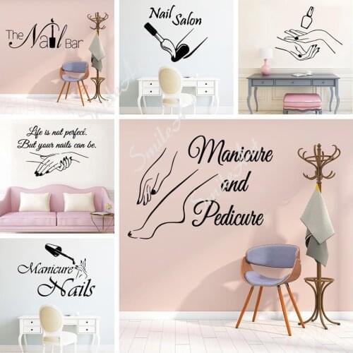 Colorful Beauty salon Wall Art Decal Wall Stickers Pvc Material For Kids Rooms Decoration Wall Decal Home Decor