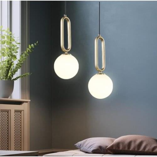Loft Gold Creative small Chandelier Iron Dining Lighting Living Room Lamp Besroom Minimalism Lamp Indoor Modern LED B