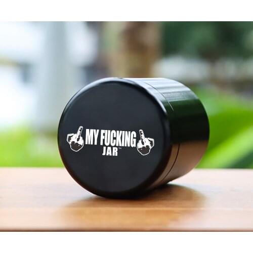 MY FUCKING Metal Pill Box Waterproof Airtight Aluminum Tobacco Stash Jar Drug Case Herb Storage Container