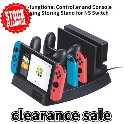 Multifunction Charging Storing Stand For Nintend Switch Console NS Left Right Joy-con Charger For Nintend Switch Pro Controller