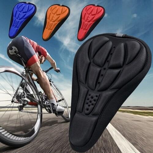 Bicycle Saddle 3D Soft Bike Seat Cover Comfortable Memory Foam Padded Seat Cushion Cycling Saddle for Bicycle Bike Accessories