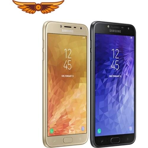 Original Samsung Galaxy J4 J400F 5.5 Inches Quad-core 2GB RAM 16GB ROM LTE 13MP Camera Dual SIM 1080P Unlocked Cellphone