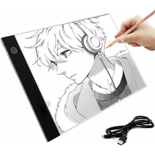 Portable A4 LED Light Box drawing board Tracer Ultra-thin USB Powered Dimmable Brightness LED Artcraft Tracing Light copy Pad