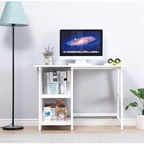 Ins Modern Office Desk Computer Table Laptop Study Table Wooden Frame Easy Assemable For Home Office Workstation Dropship HWC