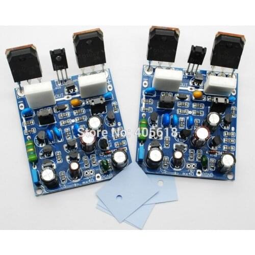 Top quality MX 40 amplifier board assembled two channel stereo DIY hifi fun