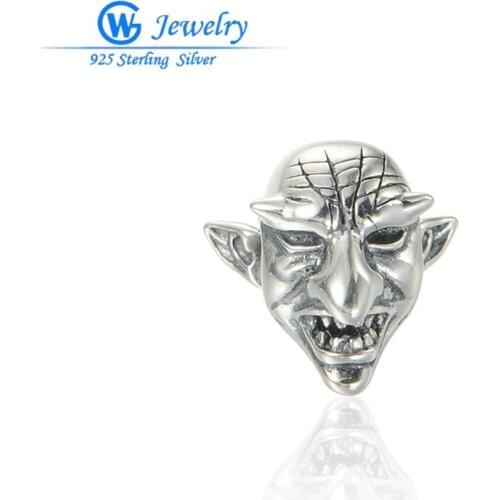Sterling Silver Jewelry 925 Jewelry Sport Man Charm Fit For European Bracelet & Necklace GW Jewelry missangas T168H30
