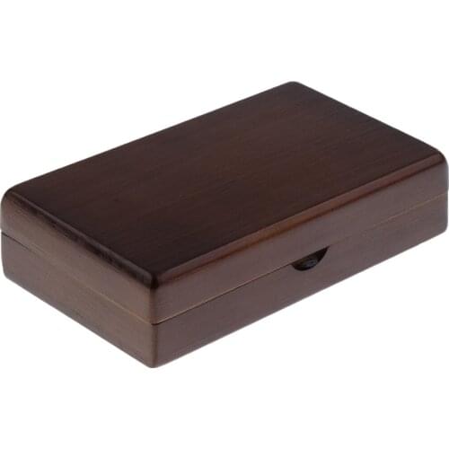1 Piece Wooden Fly Box Fly Fishing Tackle Box Double Side Slit Foam Insert